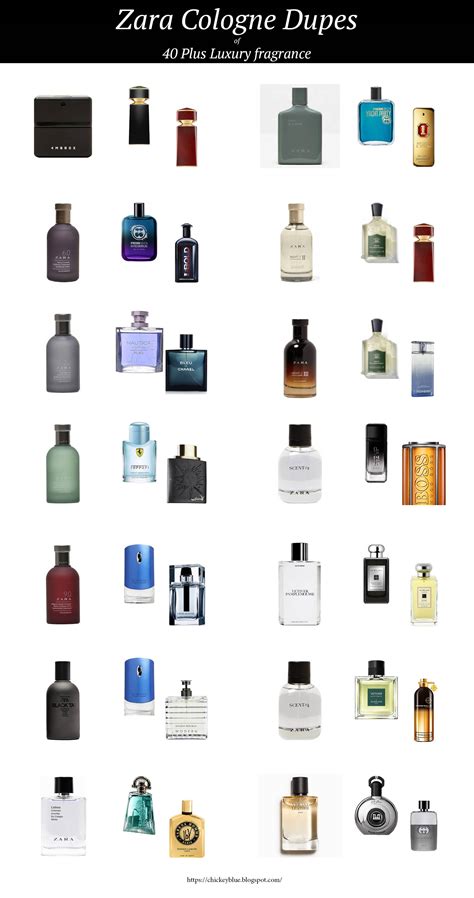 zara man perfume dupes|zara dupe perfumes list men.